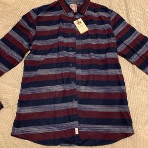 Straight Faded Button Up